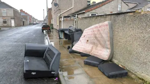 Donna Clifford Fly-tipping on East Marsh estate