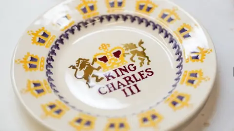 PA Media Coronation plate