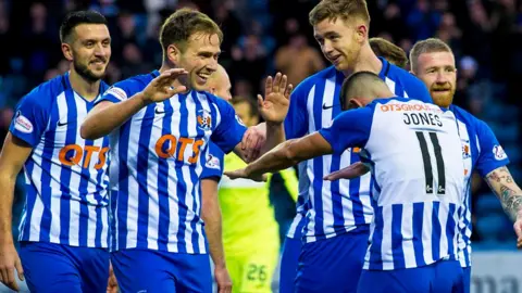 Stuart Findlay celebrates his goal