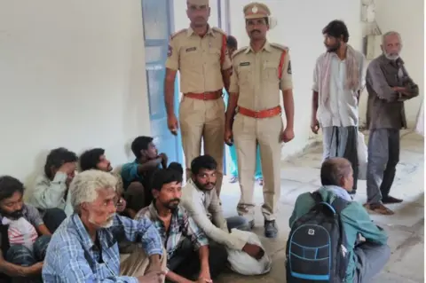 TS Sudhir Beggars rounded up in Hyderabad's central jail
