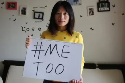 Getty Images Sophia Huang Xueqin, a prominent #MeToo activist in China, mysteriously vanished in 2021