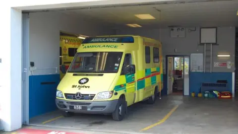 BBC Guernsey ambulance