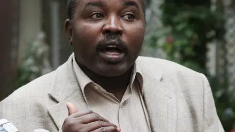 AFP Abdel Wahid al-Nur of Darfur's SLM rebels - archive shot