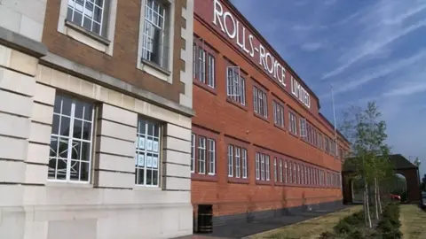 Former Rolls-Royce factory in Derby
