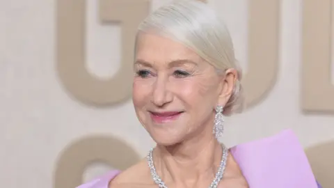 EPA British actor Helen Mirren arrives for the 81st annual Golden Globe Awards ceremony at the Beverly Hilton Hotel in Beverly Hills, California, USA, 07 January 2024