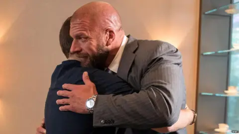 WWE Charlie Guenigault and Triple H