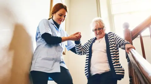 Getty Images Care worker