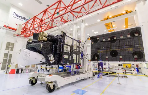 Thales Alenia Space Meteosat-12 before launch