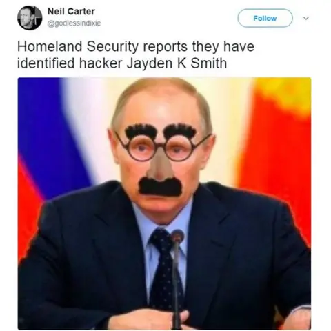 @godlessindixie/Twitter Homeland Security reports they have identified hacker Jayden K Smith