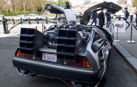 Reuters The DeLorean from Back to the Future