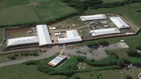 Google Aerial view of the centre