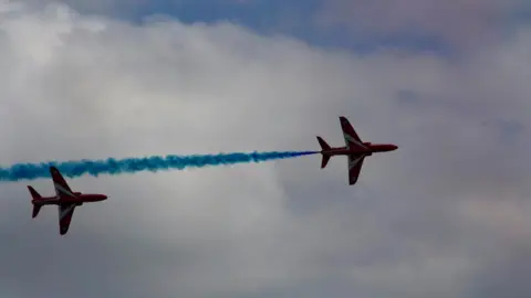 BBC Red Arrows at RAF Cosford Air Show