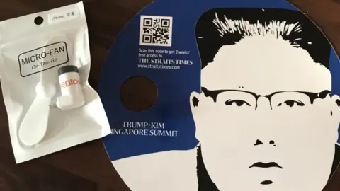 BBC USB fan and Kim Jong-Un CD