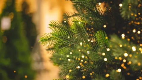 Getty Images A Christmas tree