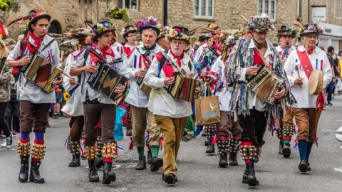Anthony P Morris Morris Dancers at Eynsham Carnival