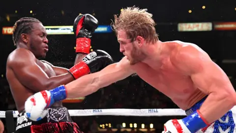 Getty Images KSI and Logan Paul