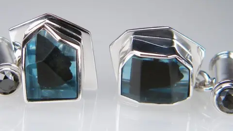 Just Gems Meteorite cufflinks