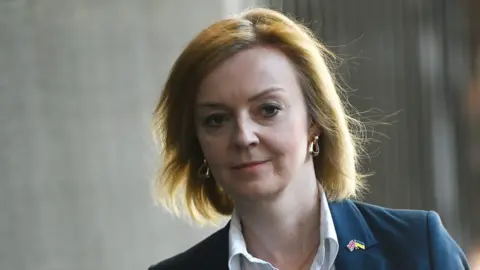 EPA Foreign Secretary Liz Truss leaves 10 Downing Street after a Cabinet meeting