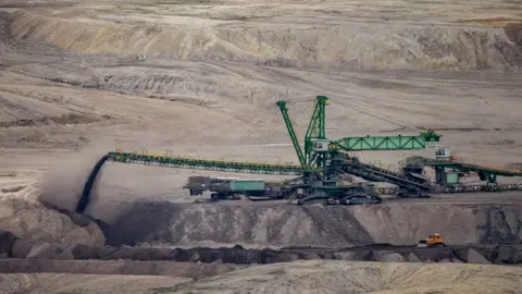 Getty Images Lignite mining at Turow, Poland, 25 May 21