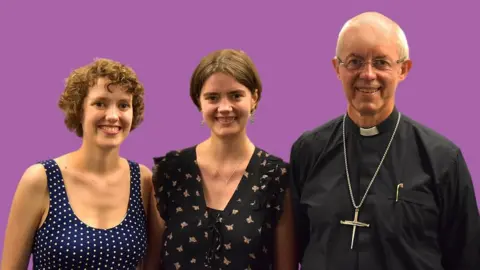 BBC Katherine, Ellie and the Most Reverend Justin Welby