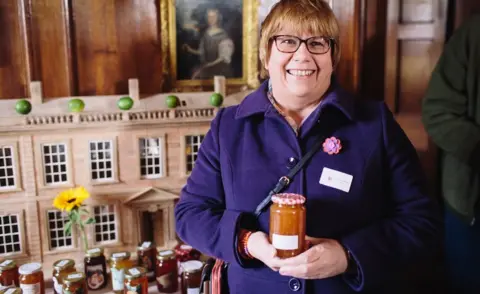 Hermione McCosh Janice Miners with her marmalade