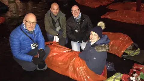 Ben Macpherson/ Twitter John Swinney, Ben Macpherson, Kevin Stewart and Angela Constance