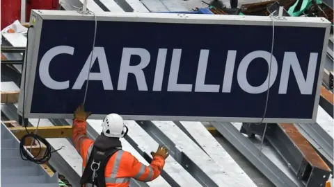 Getty Images Carillion signboard