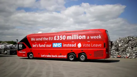 Getty Images Vote Leave bus