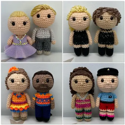 Ellie Siegert Crochet doll tributes to the Strictly cast of 2022