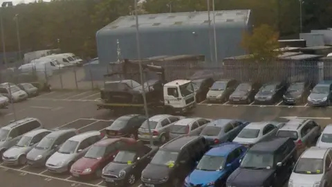 BBC Clamped cars