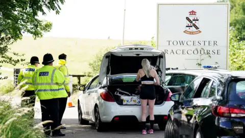 PA Media Police at Towcester Racecourse