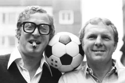 Getty Images Michael Caine and Bobby Moore