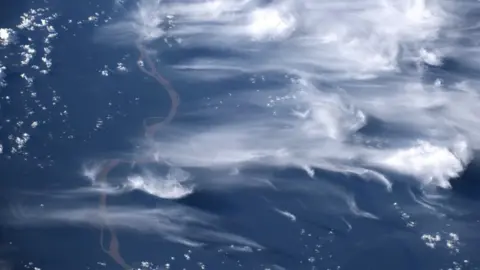 ESA/NASA Smoke from Amazon fires captured from the ISS (c) ESA/NASA