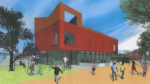 Hem Architects Artist impression of the new centre