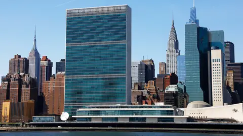 Getty Images UN headquarters in New York, 2021