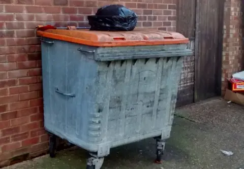 RSPCA Cat carrier in bag on bin