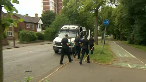Police at Victoria Park