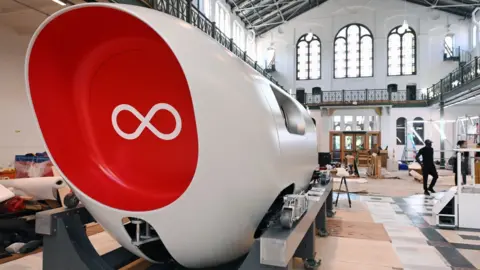 A prototype of the hyperloop