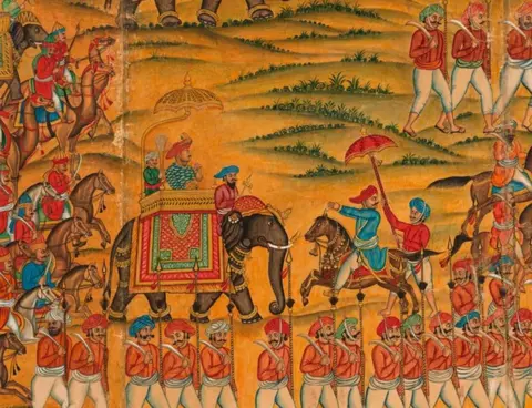 Tipu Sultan: Painting of British defeat in India sold at auction