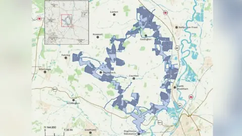 Supplied The proposed area where the solar farm project would be built