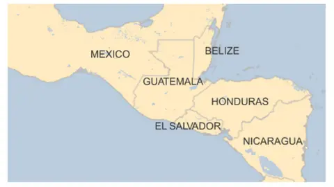 Central America map