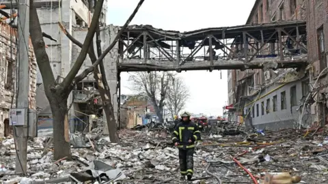 SERGEY BOBOK/AFP Most Russians either do not know or do not want to know what their military has done to Ukraine's second biggest city Kharkiv