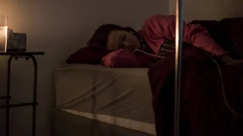 Jonathan Levinson/PRI Emily Albert begins her treatment to try and end years of opioid and heroin abuse