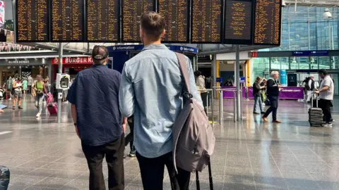 BBC Passengers at Manchester Picadilly Station