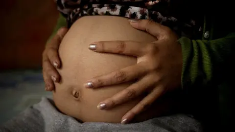 Getty Images File photo of a pregnant woman in the Philippines