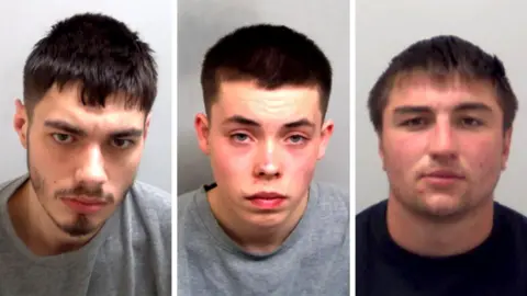 Essex Police Ryan Filby, Daniel Daden and Louis Colgate