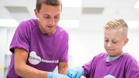 Kidney Research UK Dr John Stone and Luke