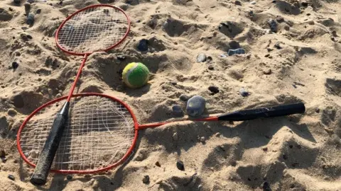 BBC Litter on Great Yarmouth beach