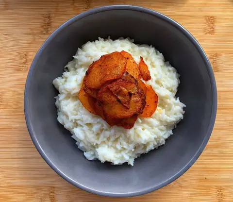 Luxshanya Jayarathnam Curd rice and potato