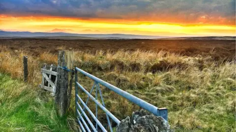 Alun Thomas Sunset over Snowdonia